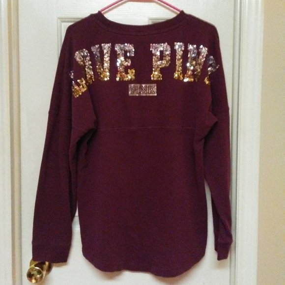 PINK Victoria's Secret Tops - Victoria's Secret PINK Thick Long Sleeve Top